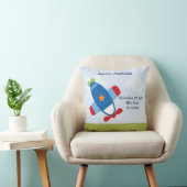 飛行パーソナライズされた機記念 クッション (椅子)