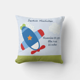 飛行パーソナライズされた機記念 クッション