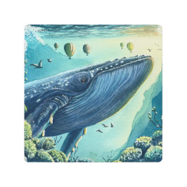 飛行ファンシー メタルプリント