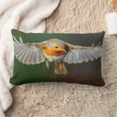 飛行中に浮かぶロビン枕 ランバークッション (ブランケット)