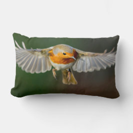 飛行中に浮かぶロビン枕 ランバークッション