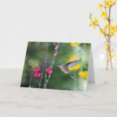 飛行中に カード (黄色い花)