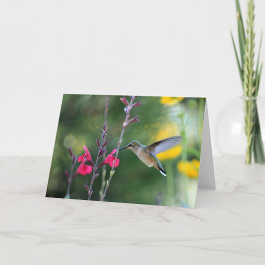 飛行中に カード (正面)