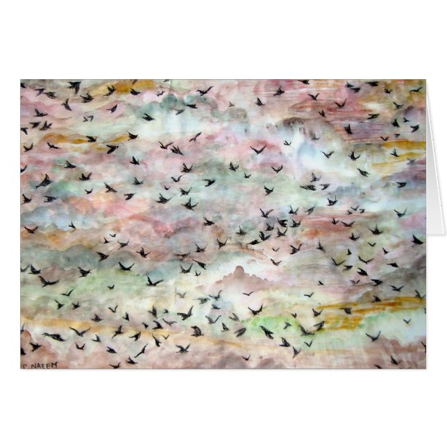 飛行中のすばらしい群 (正面横)