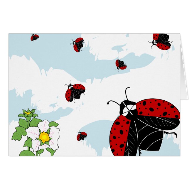 飛行中のてんとう虫 (正面横)