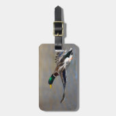 飛行中のアヒル ラゲッジタグ (正面縦)