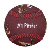 飛行中のアヒル 野球ボール (裏面)