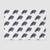 飛行中のアメリカのボーディングイーグル 薄葉紙 (正面)