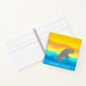 飛行中のイルカの感謝 ノートブック (内部)