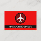 飛行中のインストラクターの泡 名刺 (裏面)