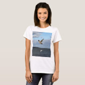 飛行中のカモメ Tシャツ (正面フル)