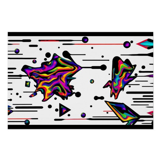 飛行中のサービス – Ken Gage Art ポスター (正面)