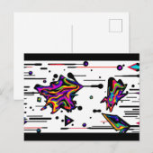 飛行中のサービス – Ken Gage Art ポストカード (正面/裏面)