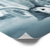 飛行中のスノーフクロウ ポスター (角)