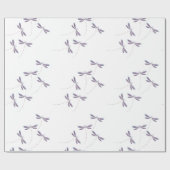 飛行中のトンボのラッピング紙 ラッピングペーパー (フラット)