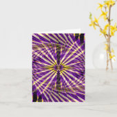 飛行中のトンボ...... カード (黄色い花)