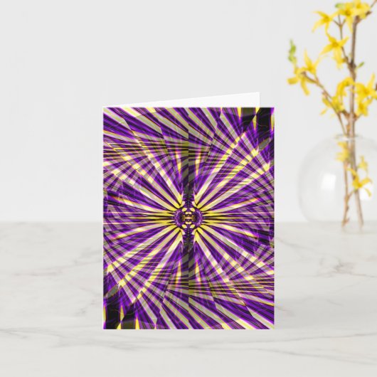 飛行中のトンボ...... カード (黄色い花)