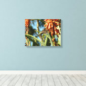 飛行中のハチドリ キャンバスプリント (インサイチュ (ウッドフロア))