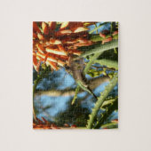 飛行中のハチドリ ジグソーパズル (縦)