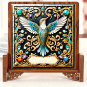 飛行中のハチドリ タイル