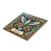 飛行中のハチドリ タイル (側面)