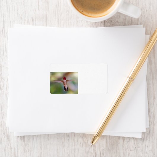 飛行中のハチドリ ラベル (インサイチュ)