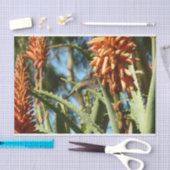 飛行中のハチドリ 薄葉紙 (クラフト)