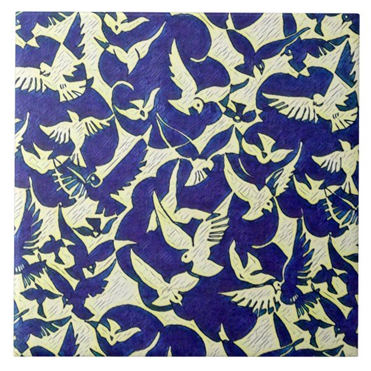 飛行中のハト タイル (正面)