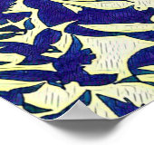 飛行中のハト ポスター (角)