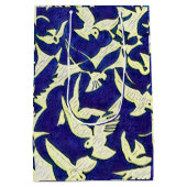 飛行中のハト ミディアムペーパーバッグ (裏面)