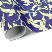 飛行中のハト ラッピングペーパー (ロールコーナー)