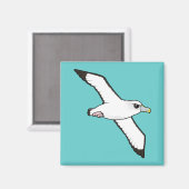 飛行中のバードラブル恥ずかしがり屋アルバトロス マグネット (正面/裏面)