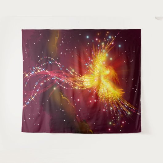 飛行中のフェニックス タペストリー (正面(横))