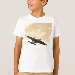 飛行中のフライング・フォートレス Tシャツ