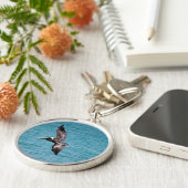 飛行中のペリカン キーホルダー (側面)