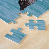 飛行中のペリカン ジグソーパズル (側面)