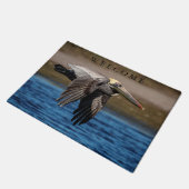 飛行中のペリカン ドアマット (アングル)