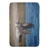 飛行中のペリカン バスマット (正面縦)