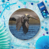 飛行中のペリカン ペーパープレート (パーティー)