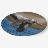 飛行中のペリカン ペーパープレート (アングル)