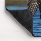 飛行中のペリカン マウスパッド (コーナー)