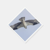 飛行中のミサゴ スタンダードカクテルナプキン (角)