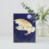 飛行中のメンフクロウ ポストカード (スタンド正面)