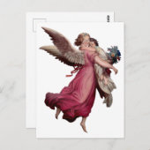 飛行中の二つの天使 ポストカード (正面/裏面)