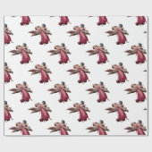 飛行中の二つの天使 ラッピングペーパー (フラット)