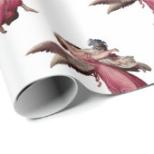 飛行中の二つの天使 ラッピングペーパー (ロールコーナー)