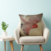 飛行中の北の（鳥）ショウジョウコウカンチョウ クッション (椅子)