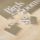 飛行中の北の(鳥)ショウジョウコウカンチョウ ジグソーパズル (側面)