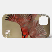 飛行中の北の（鳥）ショウジョウコウカンチョウ Case-Mate iPhoneケース (裏面 (横))