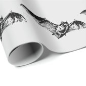 飛行中の吸血コウモリ ラッピングペーパー (ロールコーナー)